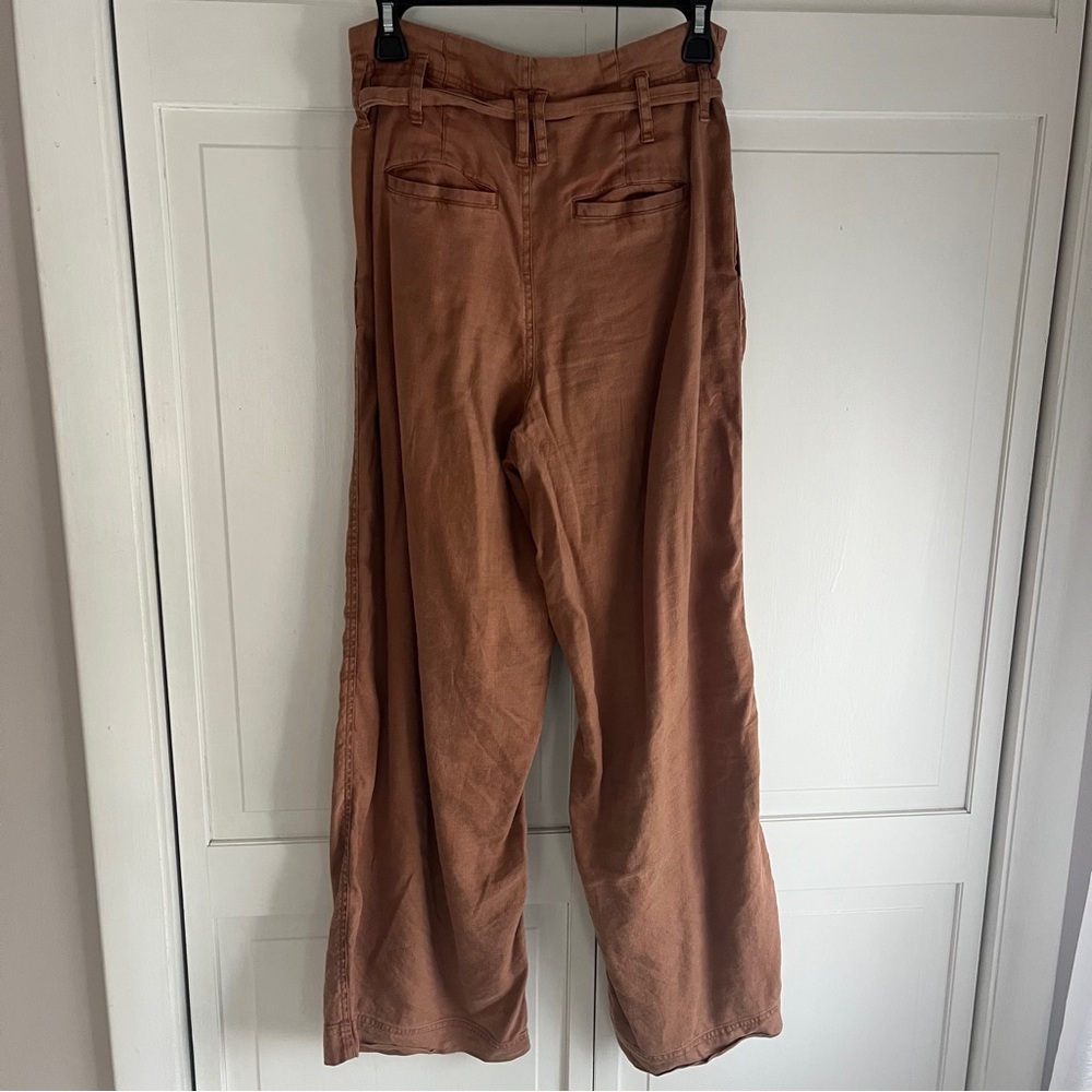 Free People High Waisted Linen Pants - image 2